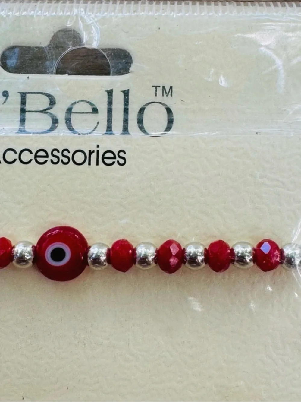 Red Evil Eye Adjustable Bracelet Crystal Beads Boho Protection Jewelry